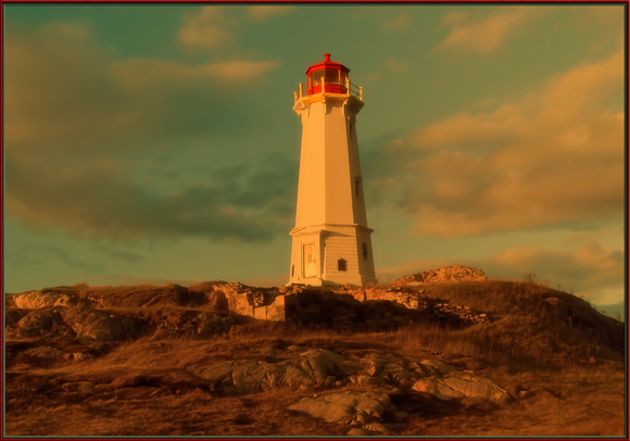 Louisbourg Lighthouse, Cape Breton, Nova Scotia